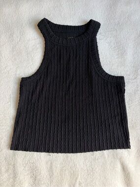 Arizona Jean Co Women’s Black Ribbed Tank Top
